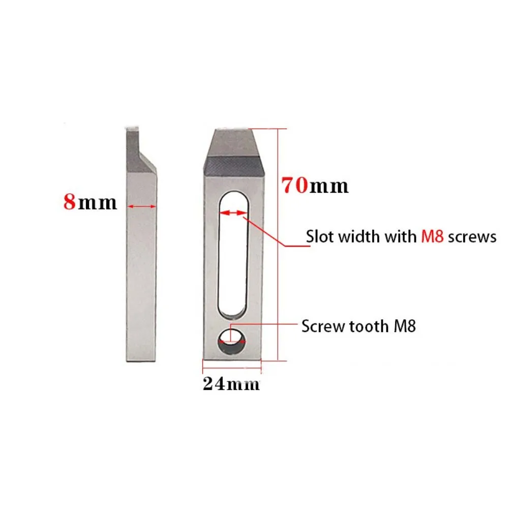 For Slow Wire Machines EDM Clamp For EDM Workshop Wire Edm Machine Machine Accessory Part Stainless Steel Construction