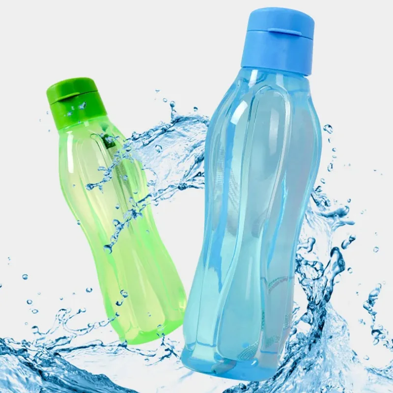 Plastikbecher tragbarer tragbarer Außenhandel Original Outdoor-Sport Wasserbecher große Kapazität einfarbiger Raumbecher Plastikbecher