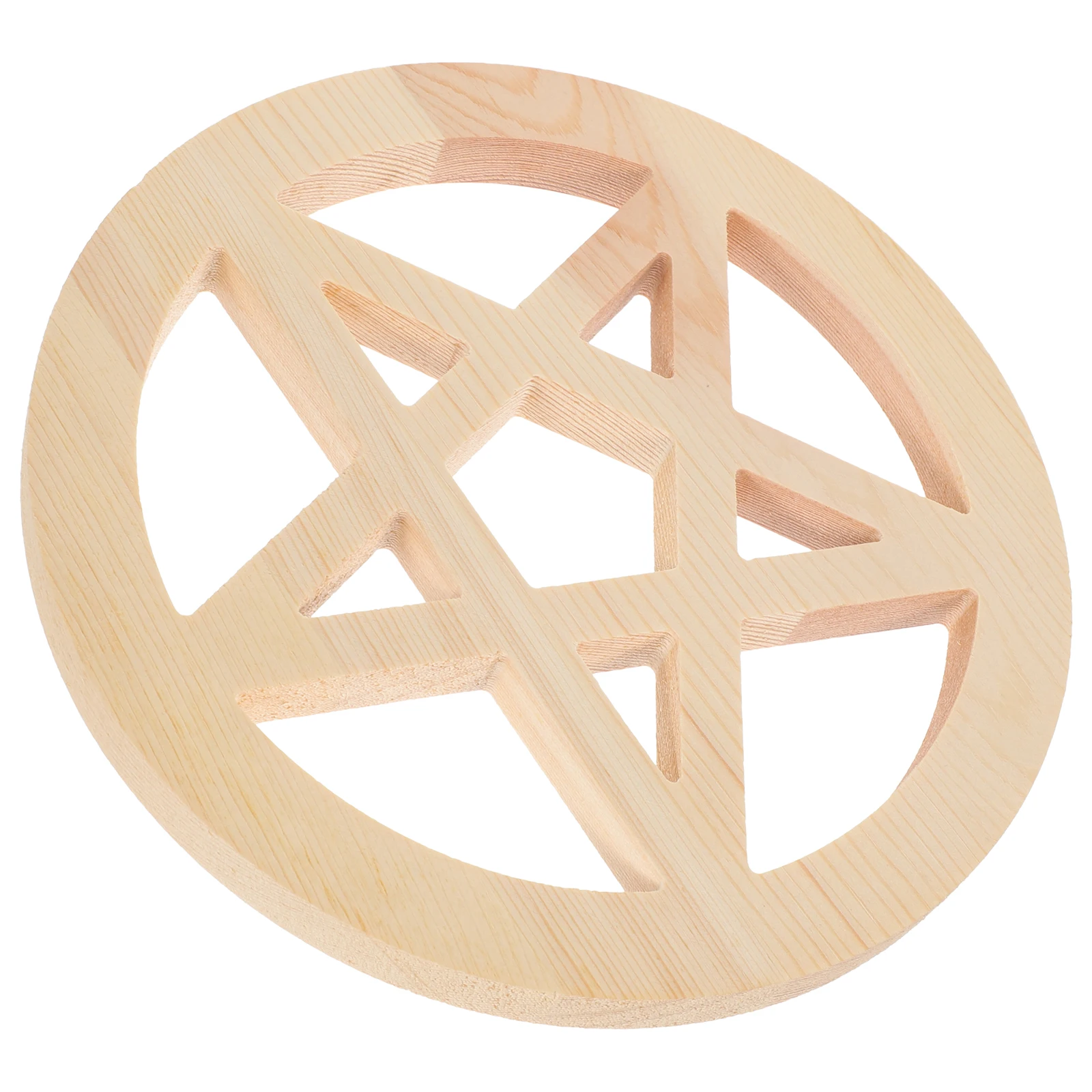 

2Pcs Hand Carved Star Ornament Rustic Charm Wall Decor Suitable for Various Occasions Home Accessories Wall Decor