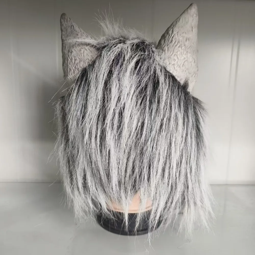 Werewolf Costume Kit Horror Halloween Wolf Mask Werewolf Claws Gloves Terror Role Play Prank Props Dress Up Cosplay Party Suit - view 6