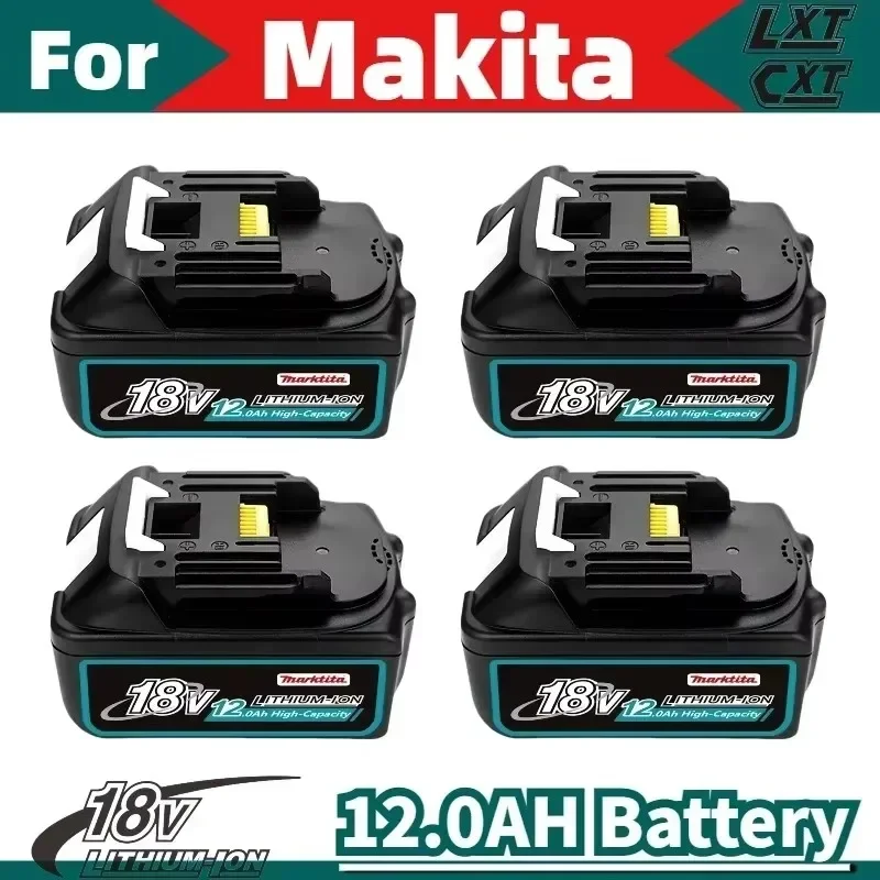 

Original 18V 12.0Ah Battery FOR Makita BL1830B BL1840 BL1840B BL1850 BL1850B DDF487 Lithium Ion Power Tools Backup Battery