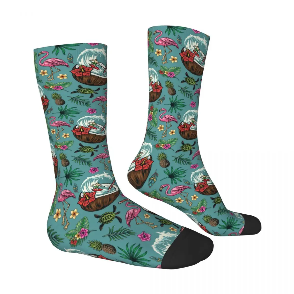 Island Style (2) Sock Printed Man Polyester
