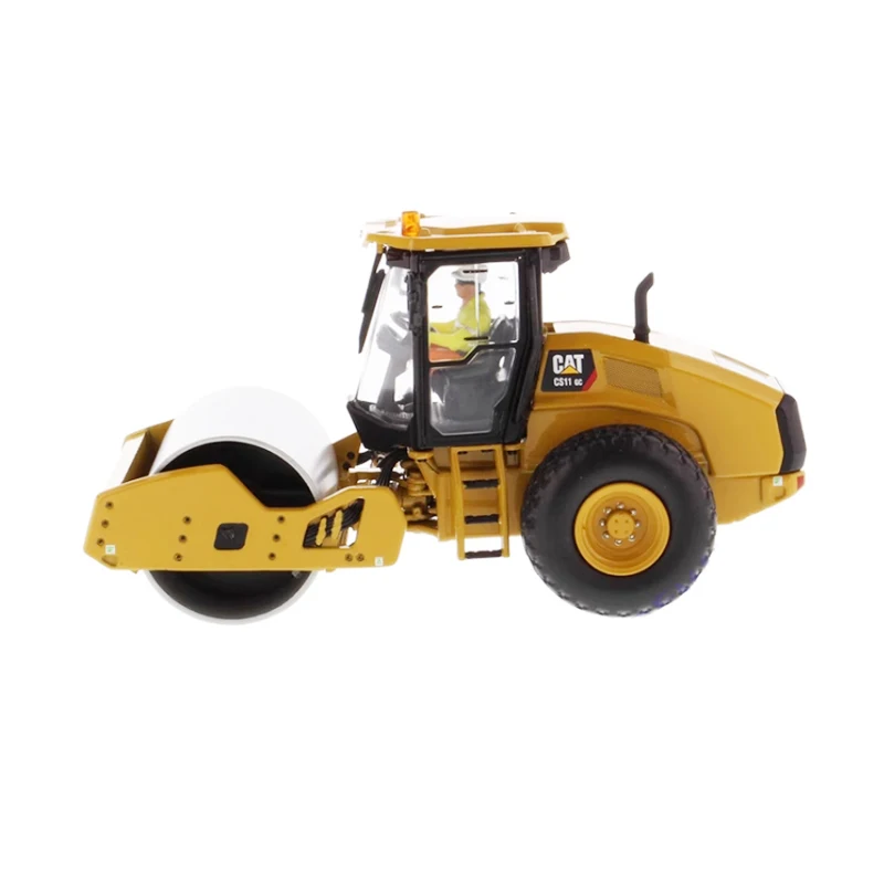DM Diecast 1:50 Scale CAT CS11 GC Vibratory Soil  Compactor Alloy Engineering Car Model 85589 Collection Souvenir Display Gift