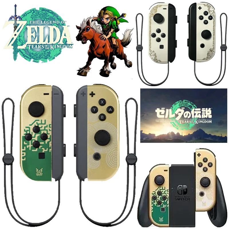 Zelda Tears of The Kingdom Joypad Joy Pad JoyPad for Nintendo Switch L/R Wireless Controller with Wake-up Bluetooth Gamepad Gift