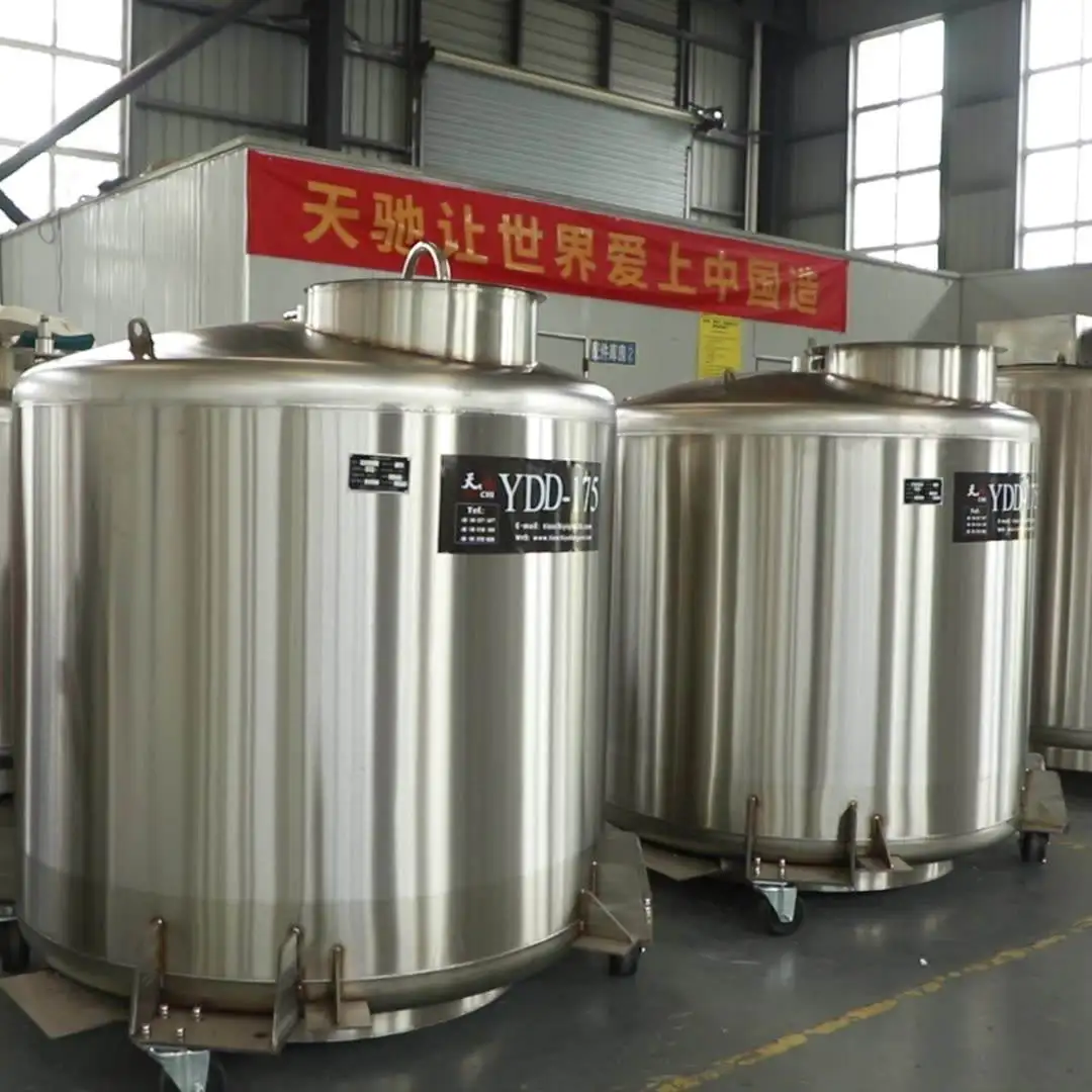 Superior Quality Liquid Nitrogen Container  YDD-550L Small Volatile Liquid Nitrogen Dewar Tank For  Preservation