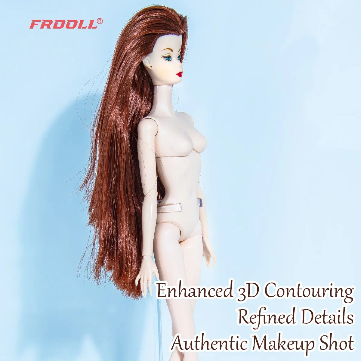 Ruchoma figurka kolekcjonerska, lalka BJD z 12 ruchomymi stawami, 32 cm, z możliwością zmiany makijażu (bez ubrań)