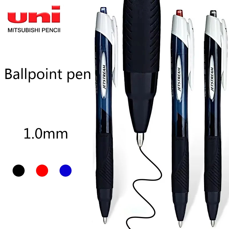 

3 шт. шариковые ручки UNI SXN-150S, ультра-гладкая масляная ручка среднего размера, новые быстросохнущие чернила 1,0 мм, офисные канцелярские принадлежности, школьные принадлежности