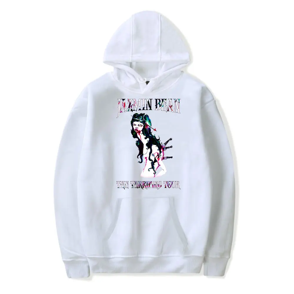 Jazmin Bean The Terrified Tour Illustration Hoodie Sweatshirt Women Men Long Sleeve Fashion Pullover Clothes