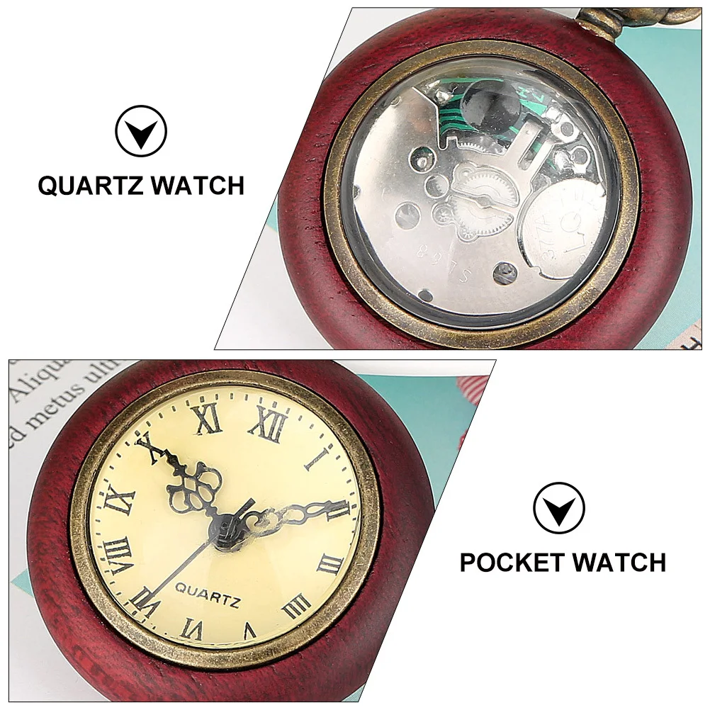 

Vintage Style Quartz Pocket Watch Pendant Classic Roman Numerals Dial Yellowish Alloy Case Elegant Chain Long-Lasting Accurate