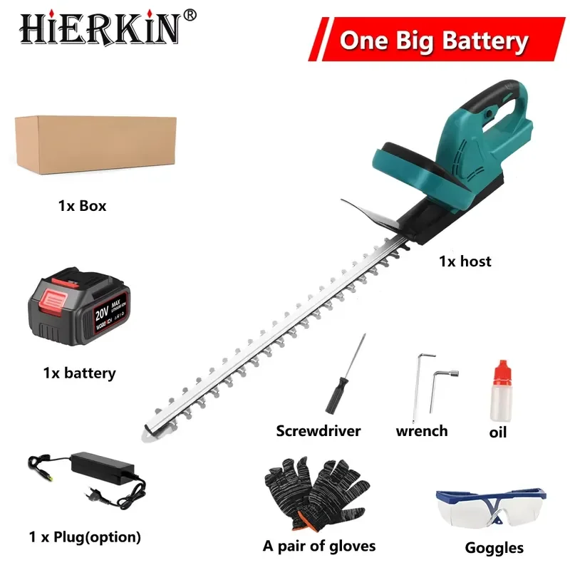 Long pole Cordless power string trimmer Cutter Power tool Hedge
