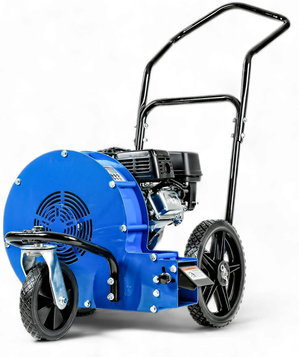 

Leaf Blower Wheeled Walk Behind Jet Sweep Manual-Propelled Powerful 7HP 4 Stroke OHV Motor Output Wind Force of 200 MP