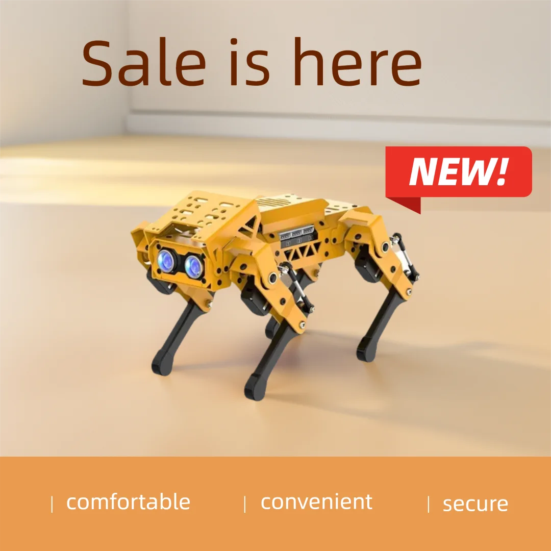 ชุดหุ่นยนต์สุนัขสี่ขา ESP32 AI Mechdog หุ่นยนต์ไบโอนิคอัจฉริยะพร้อมระบบภาพสำหรับ Arduino สำหรับ Python หุ่นยนต์แบบตั้งโปรแกรมได้ด้วยกราฟิก