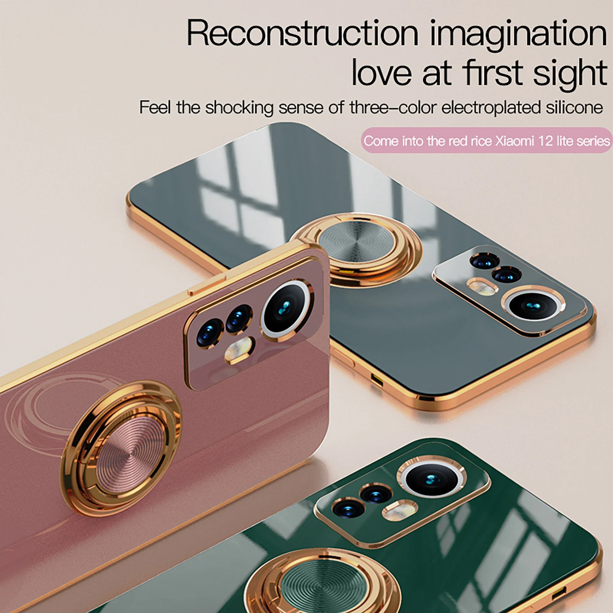 Magnetic Ring Holder Phone Case For Xiaomi Mi 11 Ultra 14 13 13T 12T 11T 10T 10 12 Lite 12S Pro 12X 11i Poco F3 Soft TPU Cover