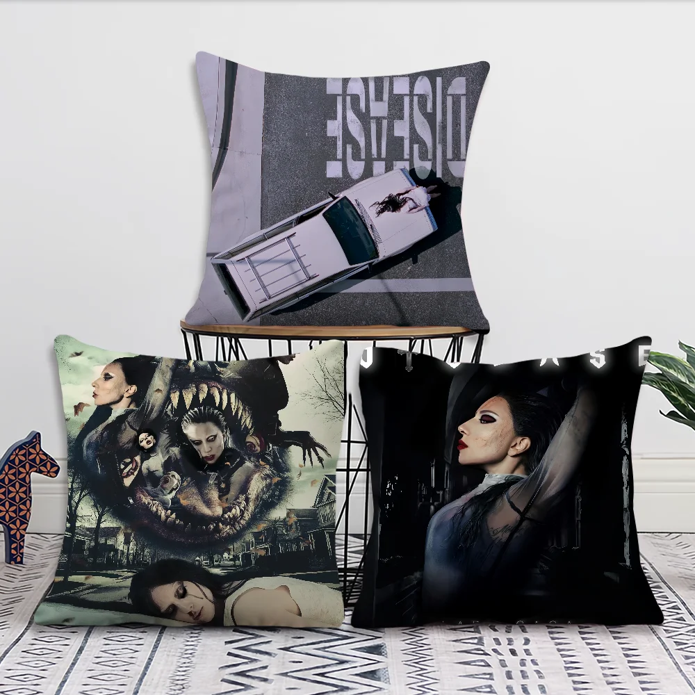 Singer  Comfortable soft Pillow Case for Sofa Living Room Home office L-Lady G-Gaga Decor and Protective Covers