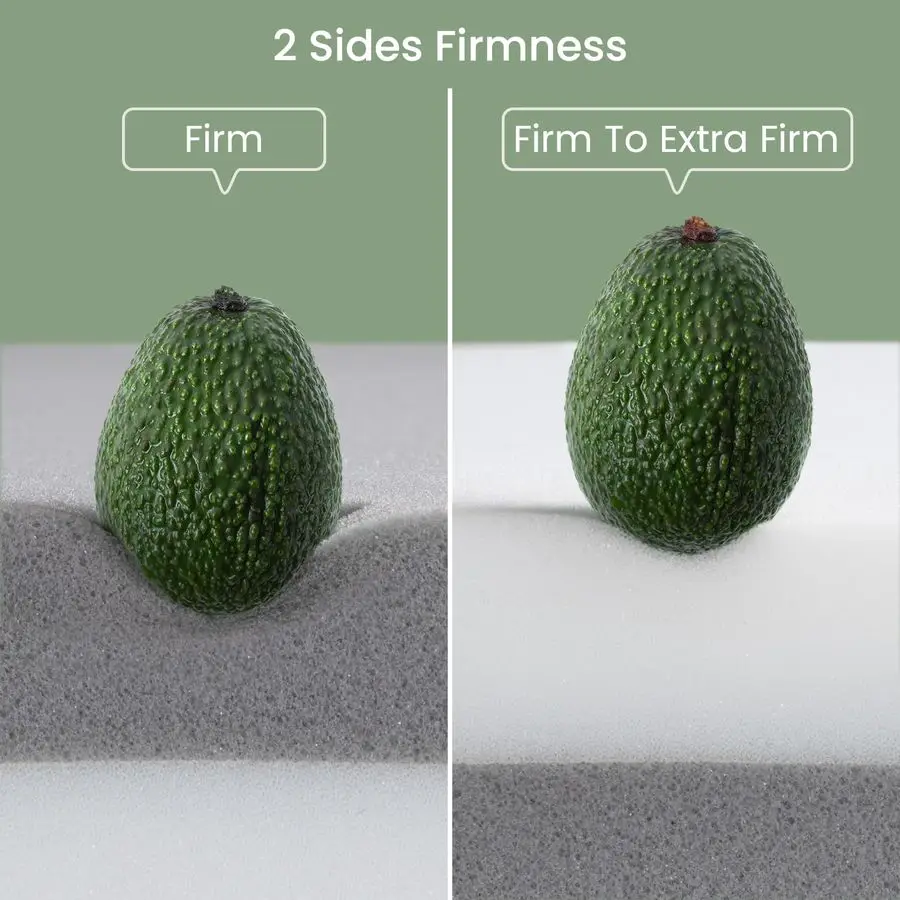 

Матрас-топпер Queen 3-дюймовый уголь, насыщенный, очень прочный топпер из пены с эффектом памяти для облегчения боли в спине и выравнивания позвоночника, DualS