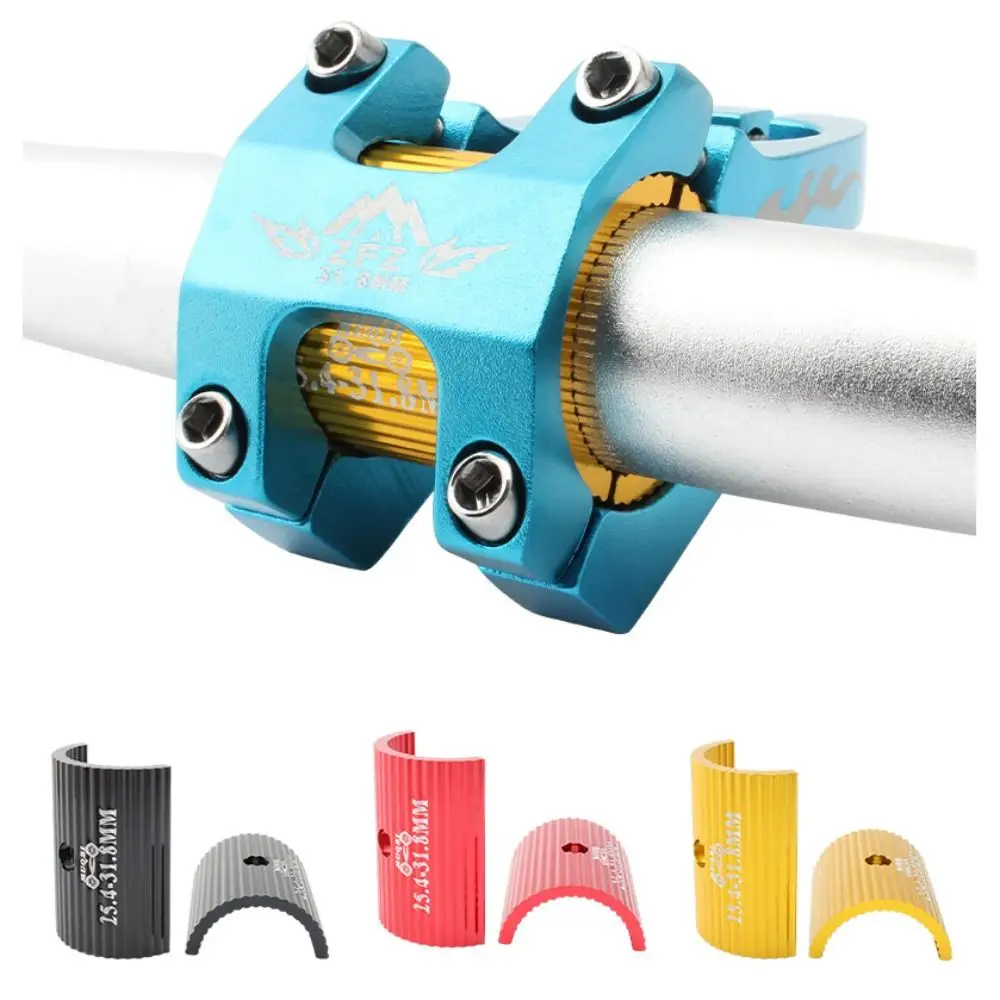 Aluminum Alloy Bike Handlebar Conversion Shim 25.4mmTo31.8mm 5 Colors Aperture Adjust Adapter 31.8mm To 35mm