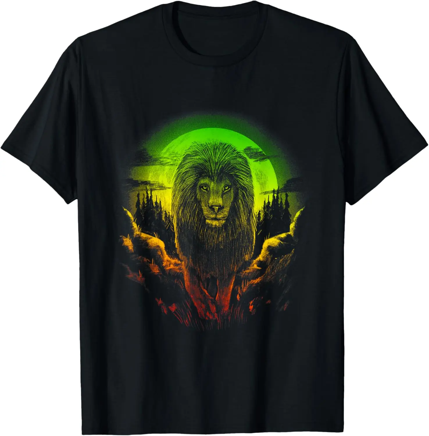 

Футболка Rasta Reggae Lion Of Judah Jamaican Pride Rastafarian Lion
