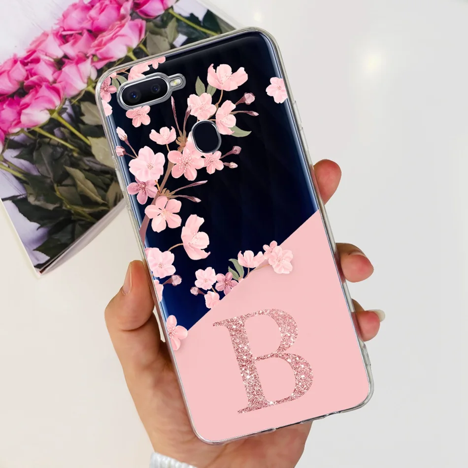 For OPPO F9 Phone Case Oppo F9 Pro F 9 F9Pro CPH1823 CPH1881 CPH1825 Cute Letter Soft Silicone TPU Back Cover