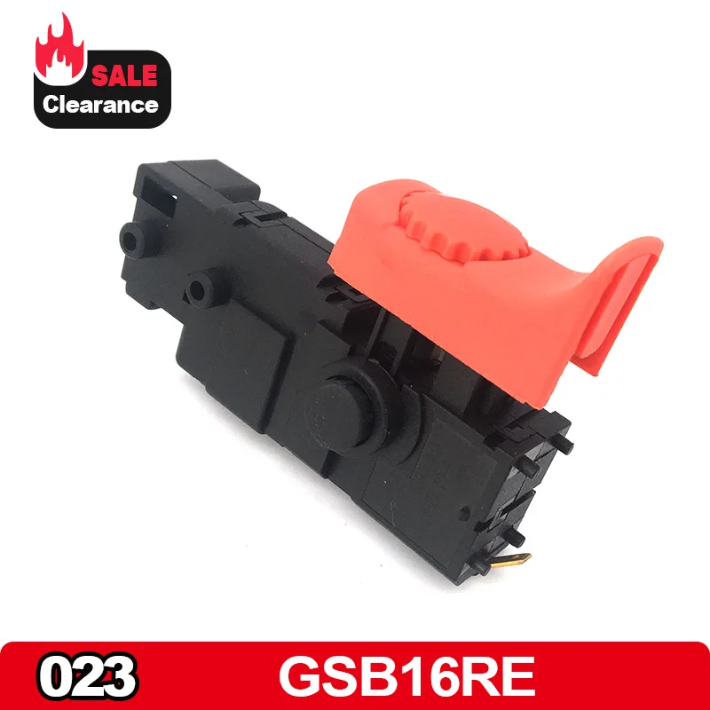 220V Speed Control Switch Replace For Bosch GSB16RE GSB 16 RE Electric Hammer Drill Plastic Speed Control Switch Spare Parts