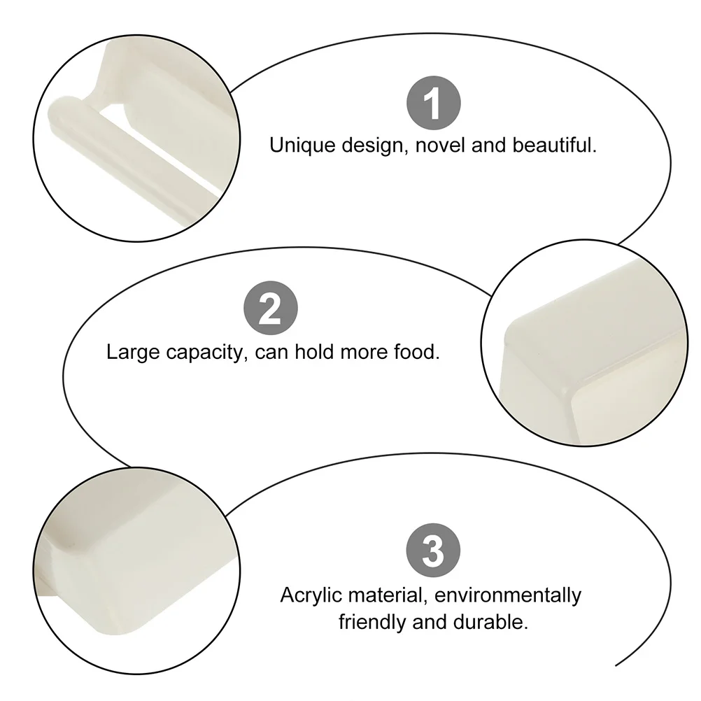 

6Pcs Bird Feeding Box Durable Plastic Weatherproof Easy to Clean and Fill for Multiple Birds Bird Feeder Parrot Feeder