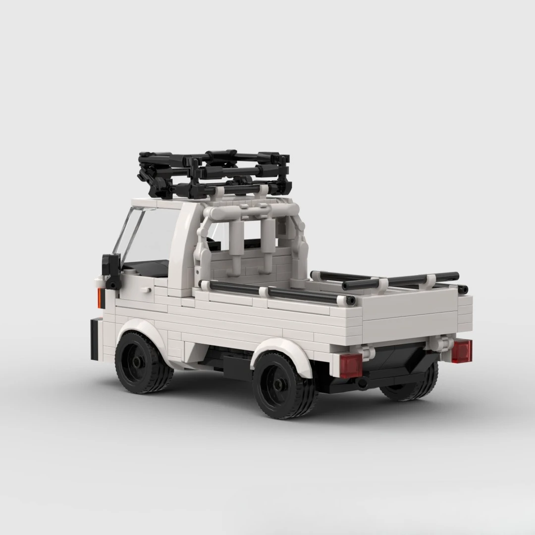 مجموعة بناء شاحنة بيك اب لبنات البناء للعبة الجذعية التعليمية للأولاد #3