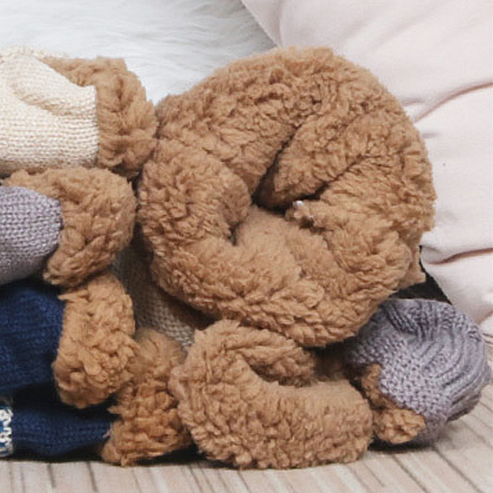 24 سنتيمتر-30 سنتيمتر الشتاء داخلي المنزل النعال الجوارب نونسليب غرفة نوم النوم الصوفية الدافئة جورب الحرارية النعال الجوارب لهدايا عيد الميلاد