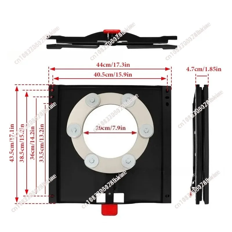 Universal Swivel Seat Mechanism for Fiat Ducato, Ram Van & Promaster–Heavy Duty 360° Rotation Kit for Campervan & RV Conversions