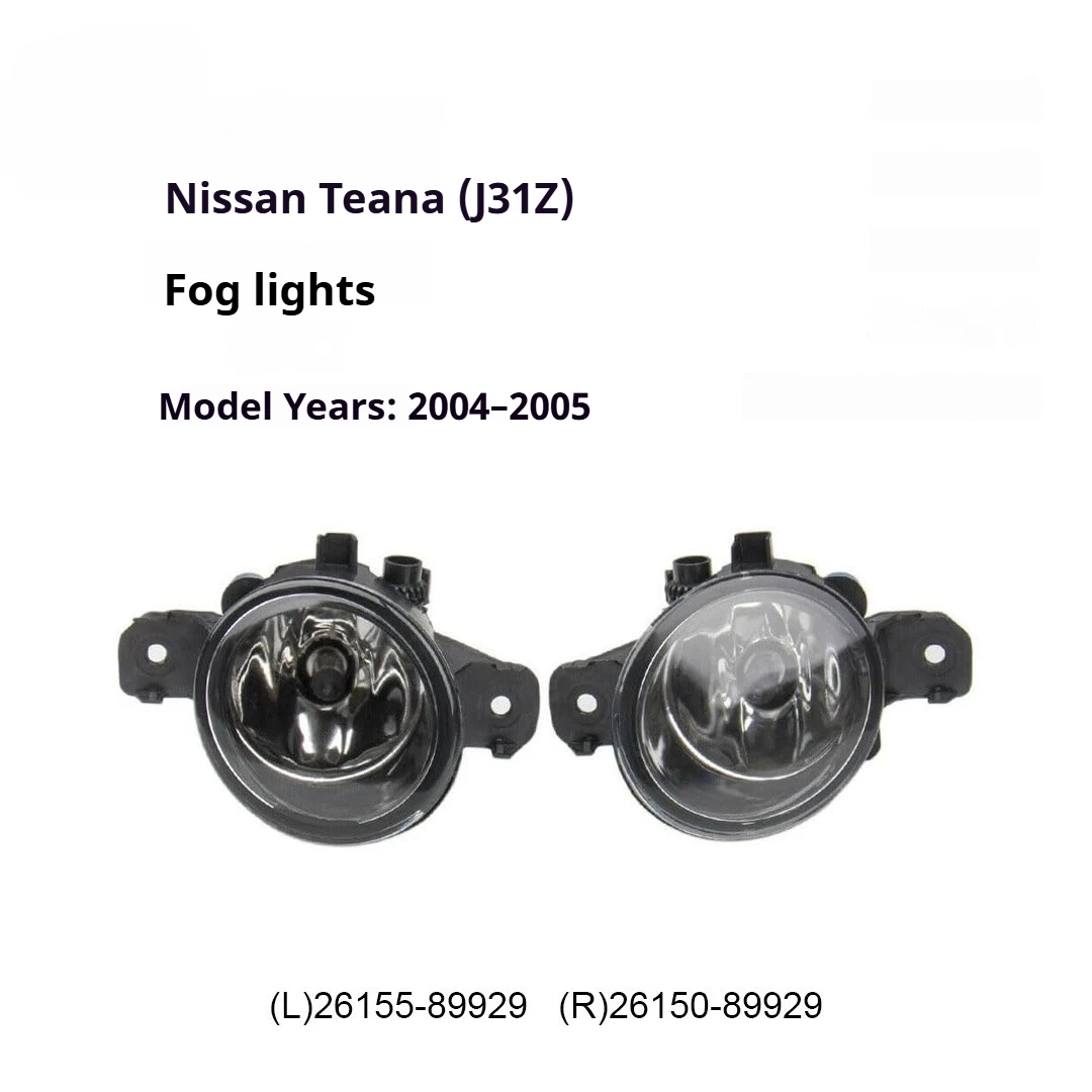 Front Fog Light 26155‑89929 Replacement Fog Lamp Compatible with Nissan Teana X‑Trail Sylphy Qashqai Multi Model Auto Parts