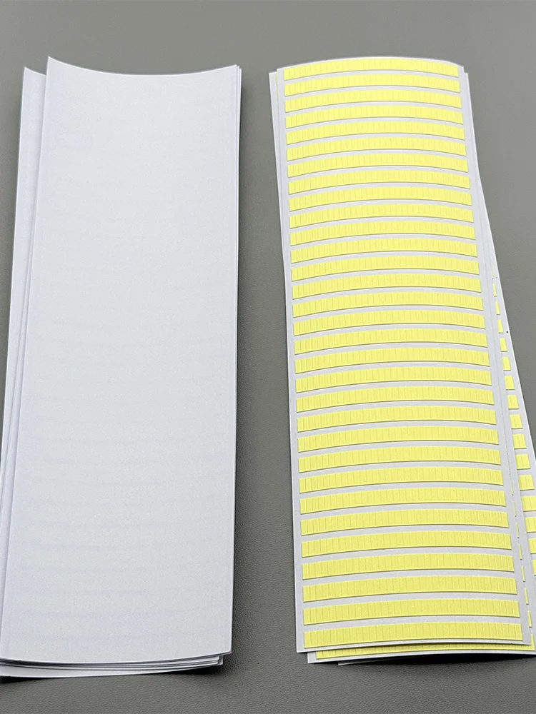 2/5 Blatt Zifferblatt-Aufkleber, doppelseitige Uhrmacher-Klebepunkte, stark haftend, für die Uhrenreparatur, Zifferblatt-Reparatur-Pad, langlebig klebend – Detail 8