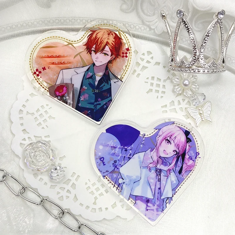 Game Project SEKAI AKIYAMA MIZUKI Saki Tenma HOSHINO ICHIKA Cosplay Standing Plate Acrylic Brick Figure Stand Desktop Ornament