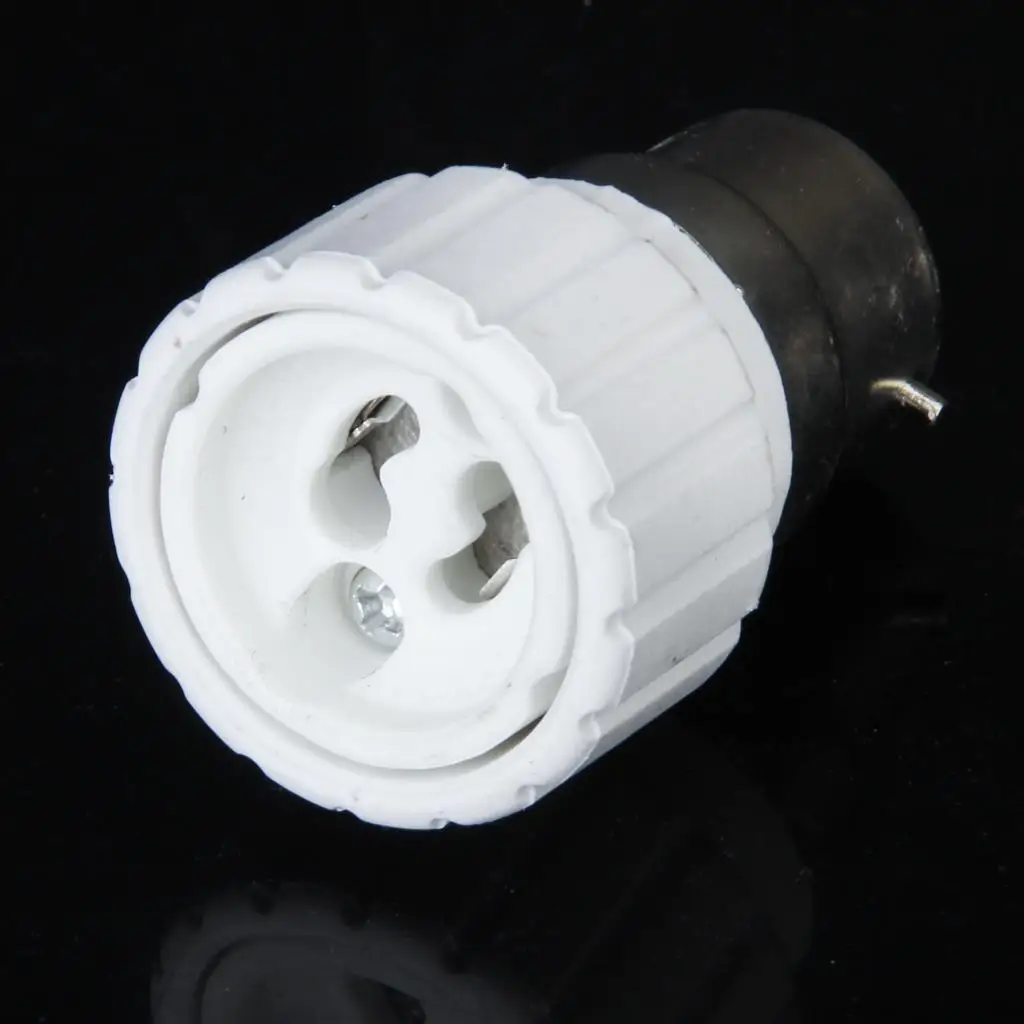 Adaptador de lâmpada halógena LED CFL B22 GU10 Conversor de base de soquete