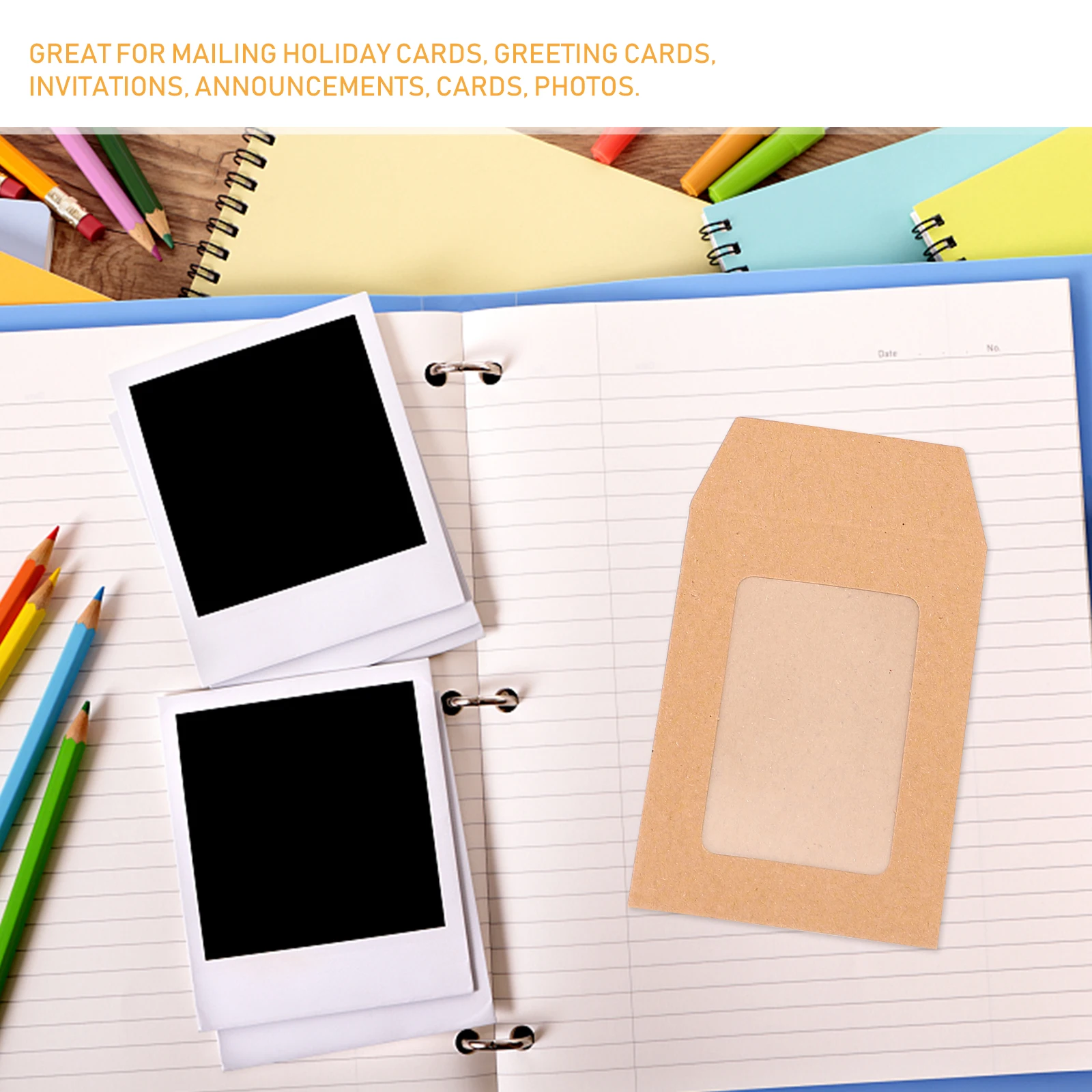 

25 шт. пустые крафт-конверты, гладкий письменный бумажный мешочек премиум-класса для визитных карточек, заметки с благодарностью, держатели для визитных карточек, фото