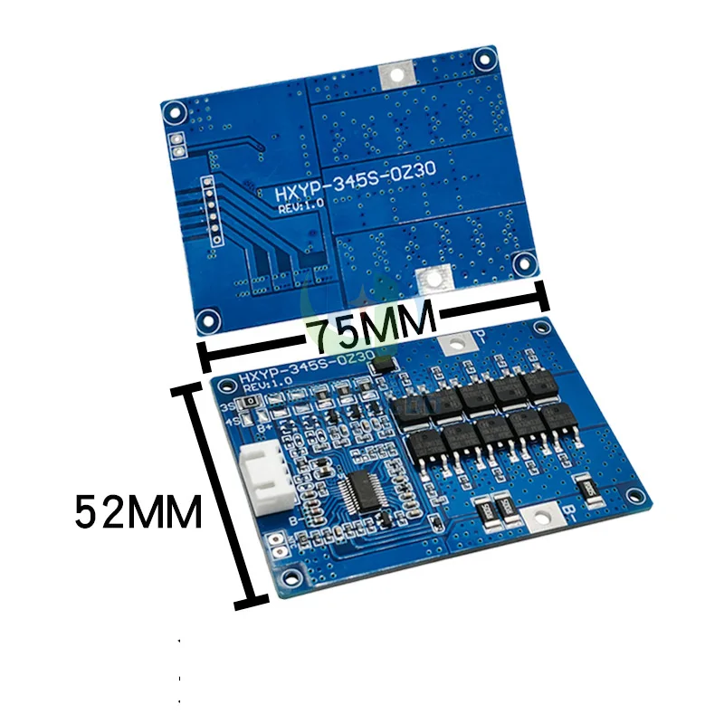 5S 30A 18.5V Li-ion BMS PCM Battery Protection Board With Balancing For LicoO2 Limn2O4
