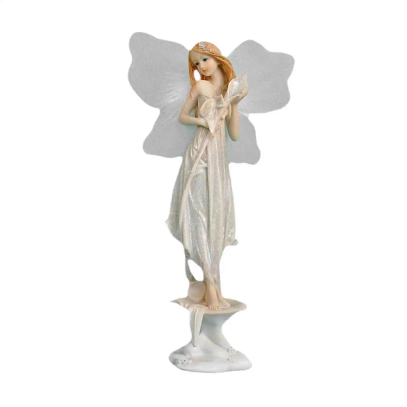 Fairy Statue Creative Desktop Ornament for Bedroom Fireplace Entrance