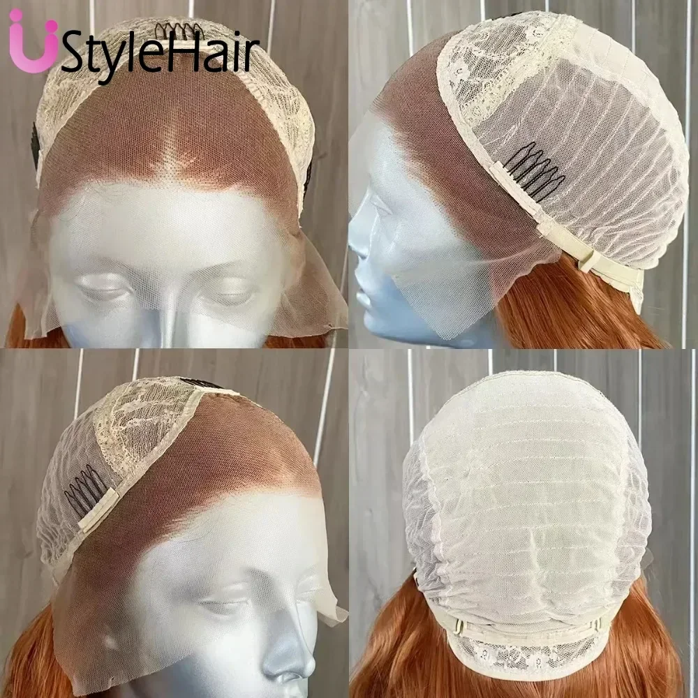 UstyleHair-Perruque longue en dentelle synthétique pour femme, vague de corps verte, cheveux de fête cosplay, Frmetals, 03/Use, nouveau