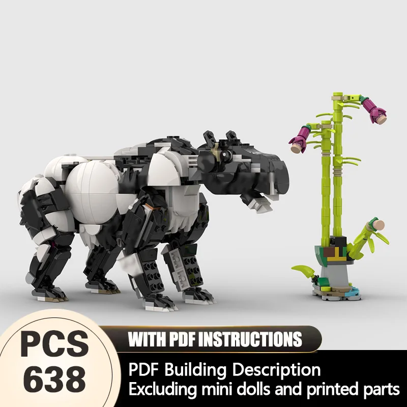 

Creators Animal Series Model MOC Building Bricks Diprotodon Optatum Modular Technology Gifts Holiday Assemble Children Toys Suit