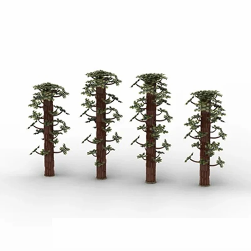 Creators Plant Series Model MOC Building Bricks Green Foliage Pack Modular Technology Gifts Holiday Assemble Children Toys Suit
