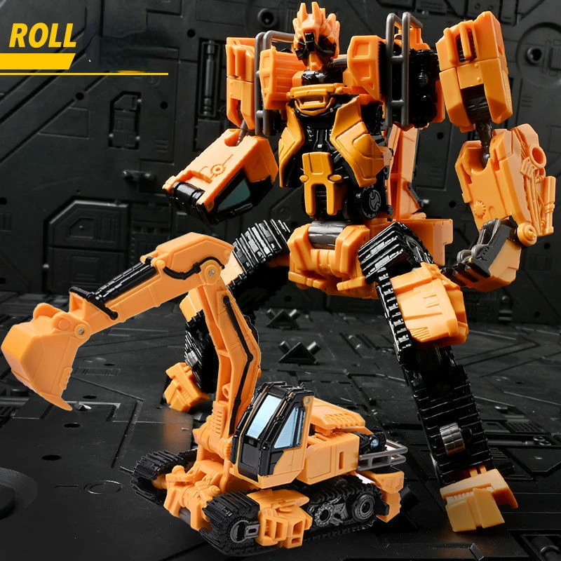 Taiba Deformed Toy YS08C Roll Scavenger ExcavatorSS Hercules Alloy Version Engineering Vehicle Action Figures Model in Stock