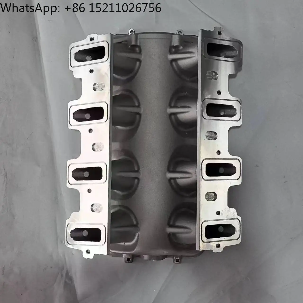 Aluminum Satin LS Lo-Ram EFI  Intake Manifold Base  Fit gm  LS1/LS2/LS6 with Fuel Rail Kits