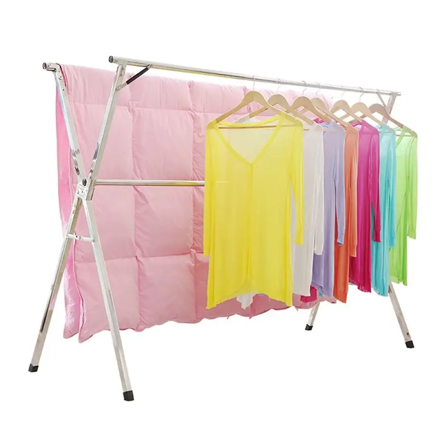 

Clothes Drying Rack Collapsible, Heavy Duty Laundry Dryer Racks Foldable, Space Saving for Indoor Outdoor, Hanging Garment Racks