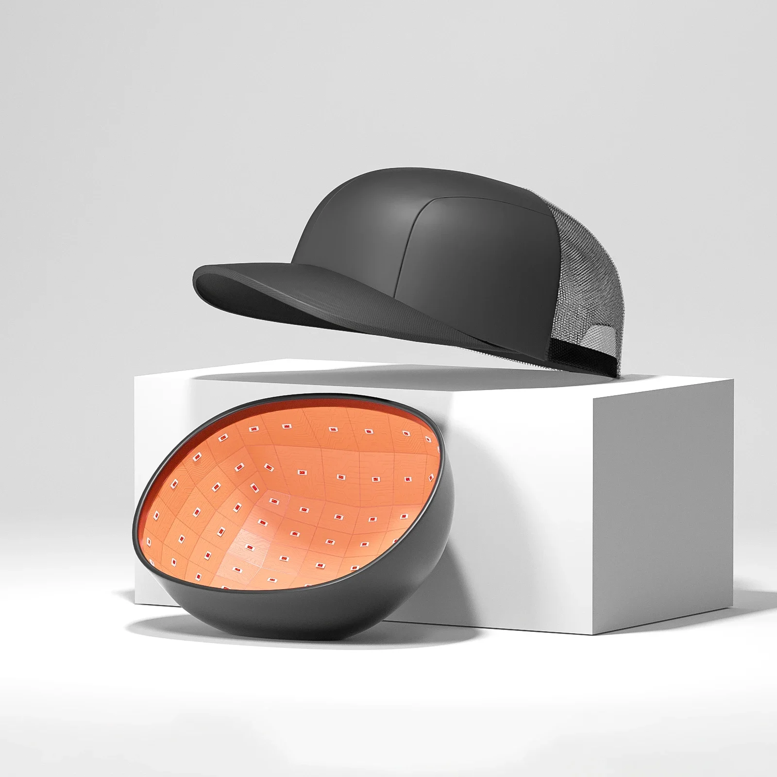 best selling personal use hair loss lase cap regrowth helmetl Red Light Cap lase 312 Diodes 650 nm Hair Growth Hat For Home Use
