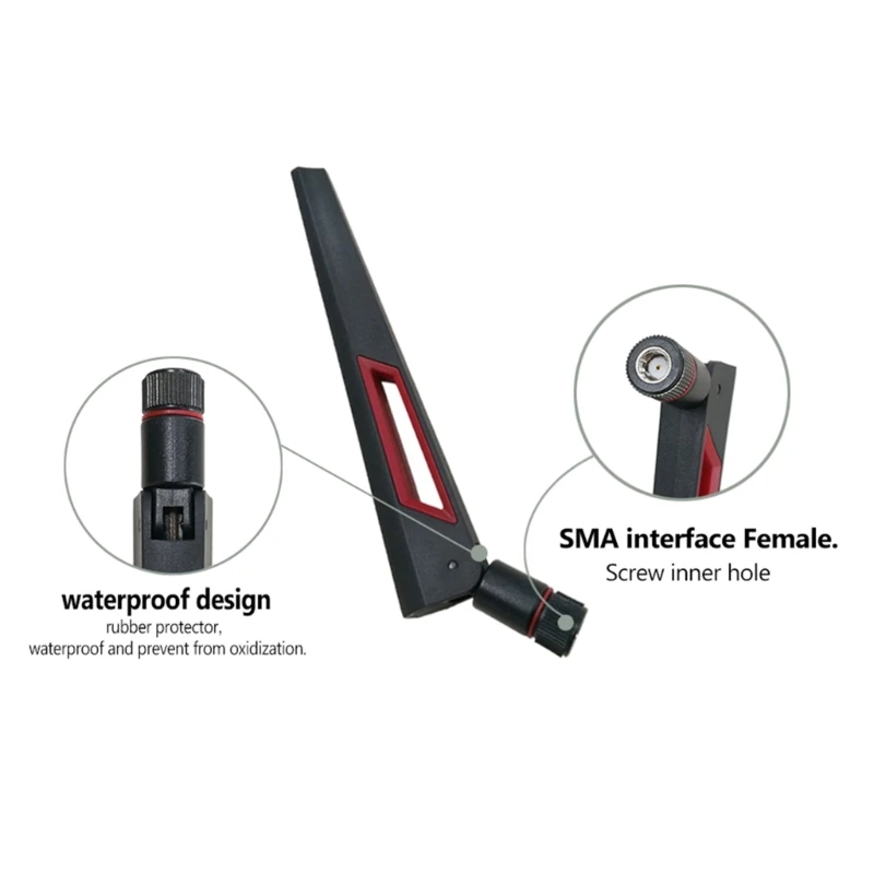 

2Pcs 10dBi Dual-band WIFI Antenna 2.4Ghz 5.8Ghz SMA Male For ASUS AC88U AC87U