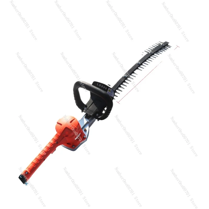 New lithium battery rechargeable electric hedge trimmer lengthened tea tree trimming back double blade repairing high power