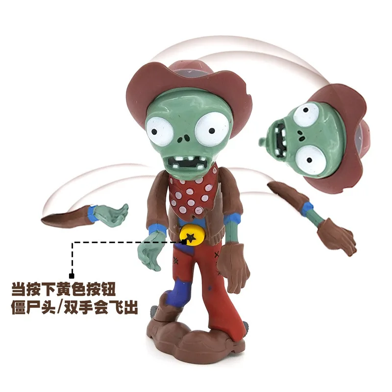 Plants vs. Zombies Action Figure Statue for Children, Zumbi Egípcio Pirata, Dr. Dave, Presente de Aniversário, Boneca de Natal