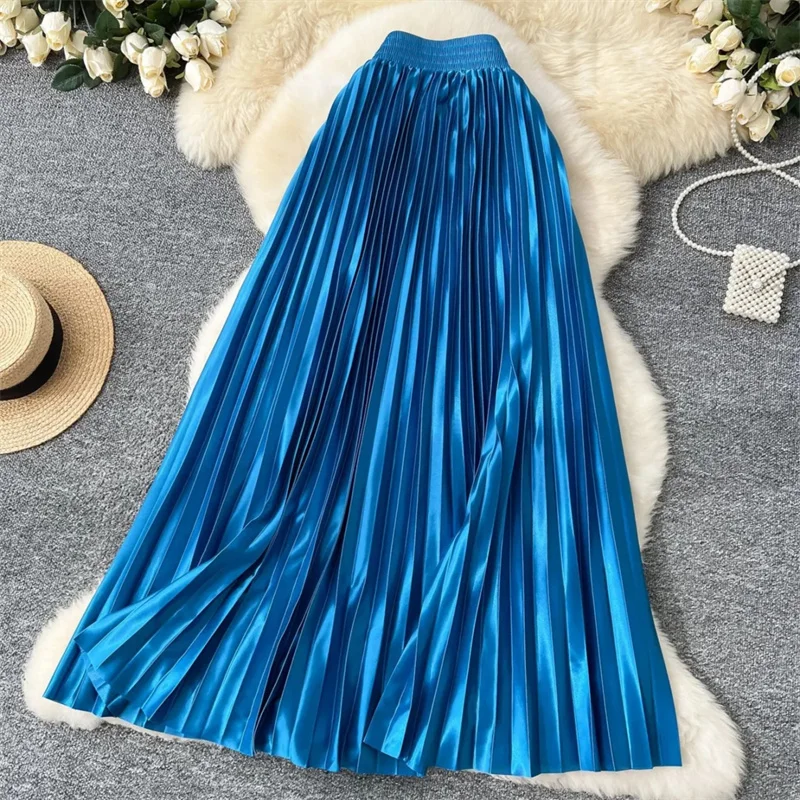 Moda elegante gonna a pieghe per le donne Faldas Vintage Saias Party Goth Gonne Ropa Mujer Casual Jupe Femme Harajuku Streetwear