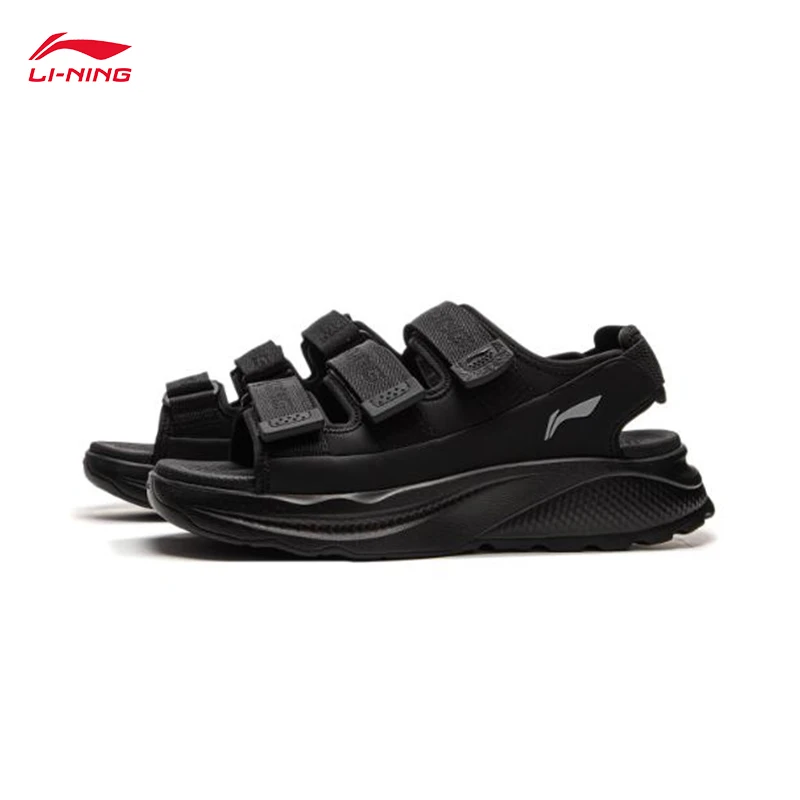 صنادل LI-NING للرجال والنساء من الكوكا الناعم مبطنة مريحة للجنسين أحذية رياضية عصرية AGUV001