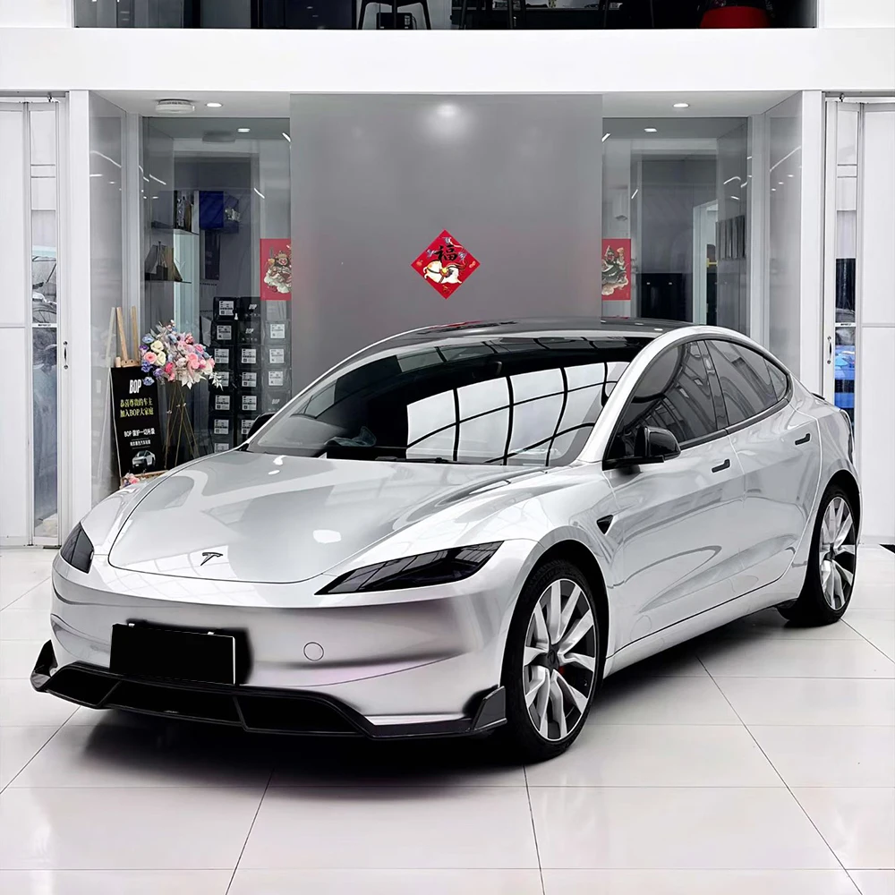 Car Vinyl Wrap Gloss Silver Scratch Resistant Long Lasting Automotive Color Change Film
