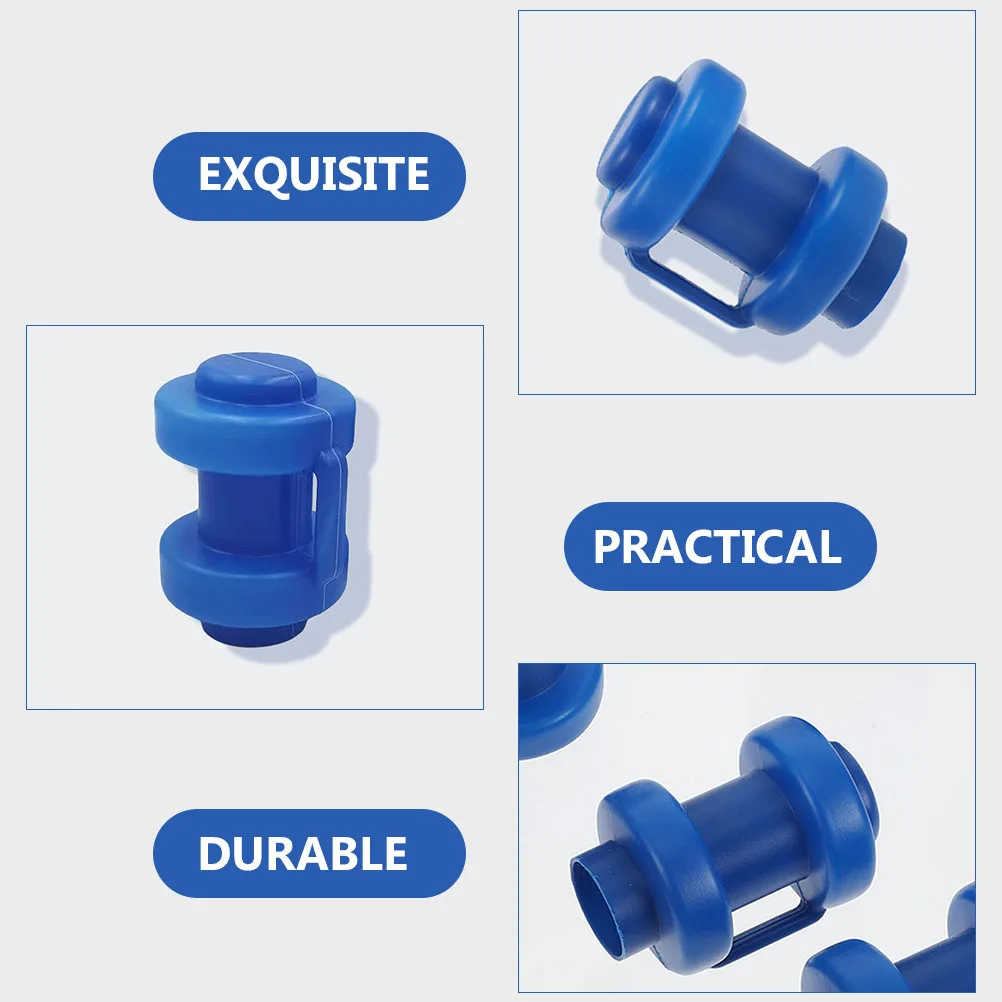 

8pcs Trampoline Steel Pipe Covers Durable ABS Blue Protectors Kids Playground Accessories Wear Resistant Caps