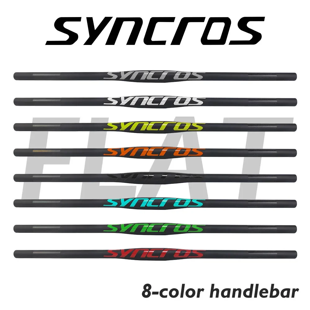 

Fraser SL Syncros-Colorful Carbon Fiber MTB Bike Handlebar,Flat,Rise Handlebar,BMX,Mountain Bicycle 31.8*660/680/700/720/740mm