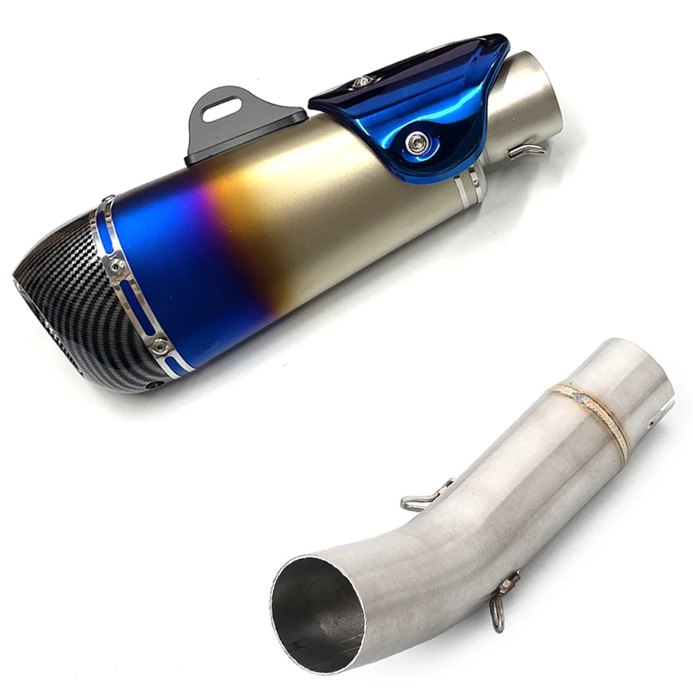 

R6 R15 ZX6R ZX10 Z900 Z400 1000 CBR1000 GSXR1000 51 мм Универсальный мотоциклетный глушитель с DB zabójcą для R3 MT07 FZ1